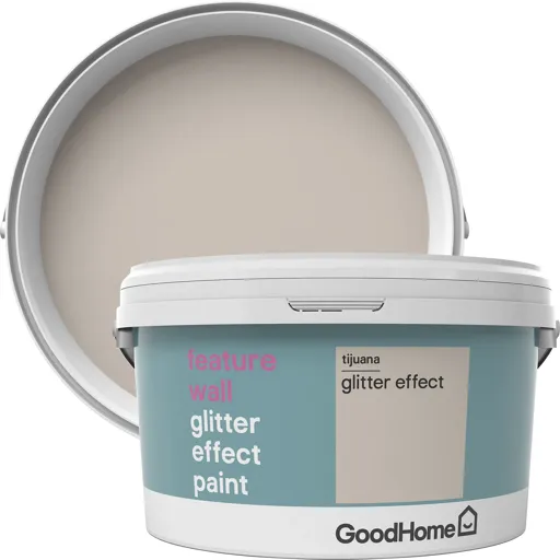 GoodHome Feature wall Tijuana Glitter effect Emulsion paint, 2L