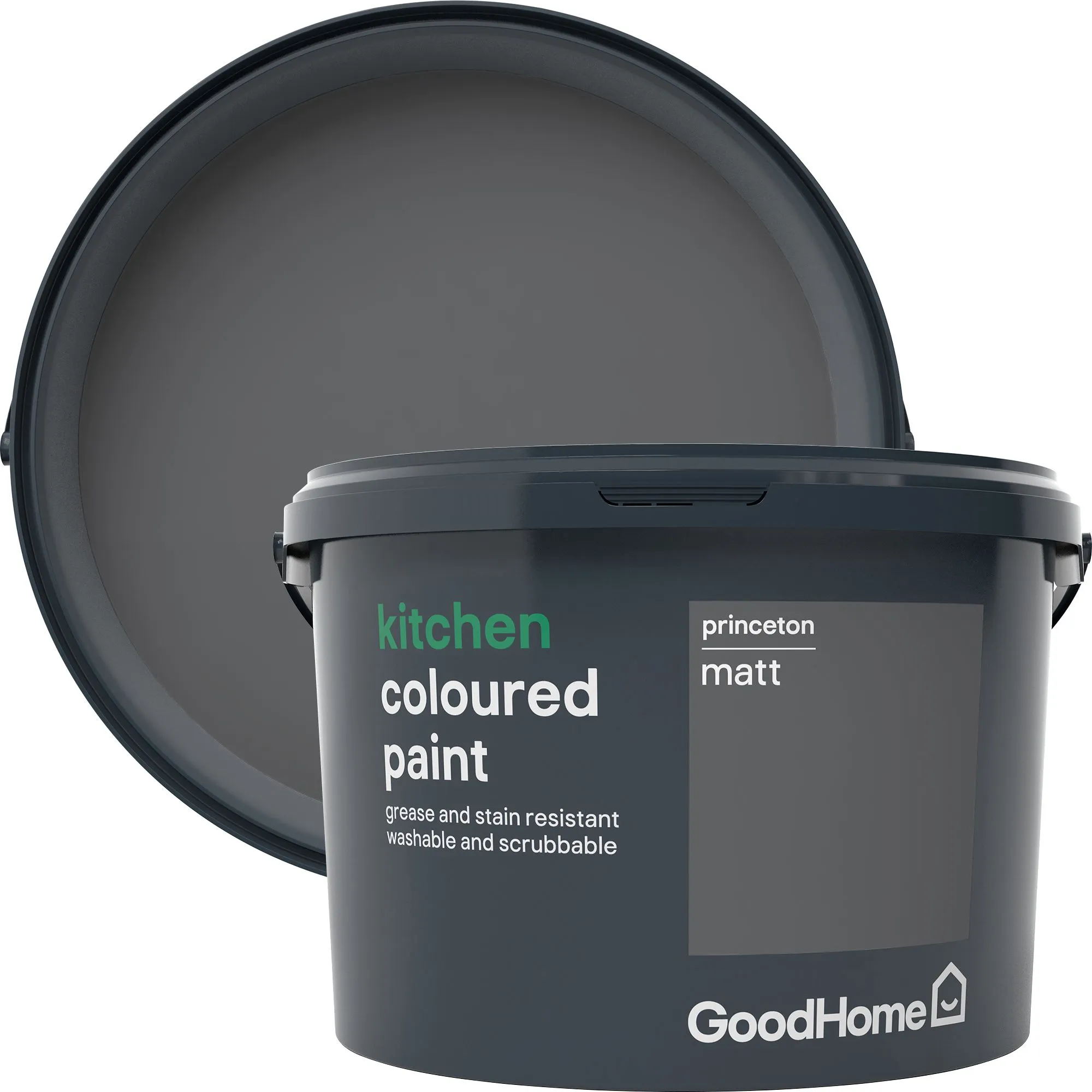 GoodHome Kitchen Princeton Matt Emulsion paint 2.5L