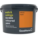 GoodHome Durable Valencia Matt Emulsion paint 2.5L