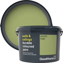 GoodHome Durable Greenhills Matt Emulsion paint 2.5L