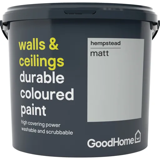 GoodHome Durable Hempstead Matt Emulsion paint 5L