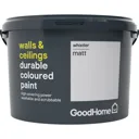 GoodHome Durable Whistler Matt Emulsion paint 2.5L