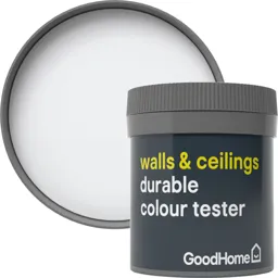 GoodHome Durable North pole Matt Emulsion paint 50ml Tester pot