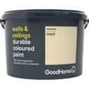 GoodHome Durable Toronto Matt Emulsion paint 2.5L