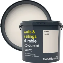 GoodHome Durable Ottawa Matt Emulsion paint 5L