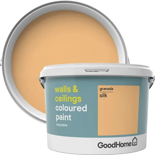 GoodHome Walls & ceilings Granada Silk Emulsion paint, 2.5L
