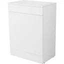 GoodHome Imandra Gloss White Toilet Cabinet (W)600mm (H)820mm