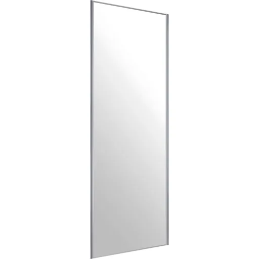 Valla 1 panel Mirrored Sliding Wardrobe Door (H)2500mm (W)772mm