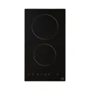 Cooke & Lewis CLCER30A 2 Zone Black Glass Ceramic Hob, (W)290mm