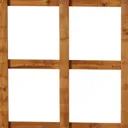 Forest Garden Traditional Square Dip treated Trellis panel (W)0.6m (H)1.83m