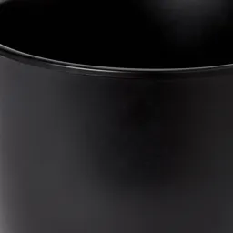 Black Ceramic Round Plant pot (Dia)21.5cm