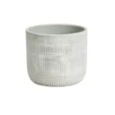 Duck egg Clay Dotted Plant pot (Dia)12cm