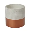 Copper Terracotta Dipped Plant pot (Dia)14cm