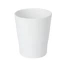 White Ceramic Round Plant pot (Dia)13.6cm