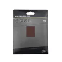 Universal Fit Assorted 1/4 sanding sheet set (L)145mm (W)115mm, Pack of 10