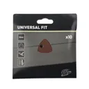 Universal Fit Assorted Sanding sheet set (L)93mm (W)93mm, Pack of 10
