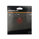 Universal Fit 180 grit Sanding sheet (L)125mm (Dia)125mm, Pack of 5