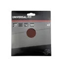 Universal Fit 120 grit Sanding sheet (L)150mm (W)150mm, Pack of 5