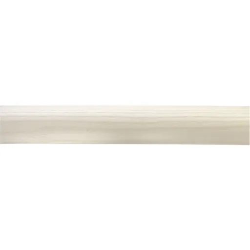 GoodHome Chalki White Fixed Curtain pole, (L)2m (Dia)28mm
