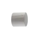 GoodHome Chalki White Wood Cap Curtain pole finial (Dia)28mm