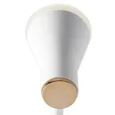 Vaughan Satin White Mains-powered 2 lamp Spotlight