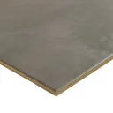 Floated Medium grey Satin Concrete effect Porcelain Floor Tile Sample