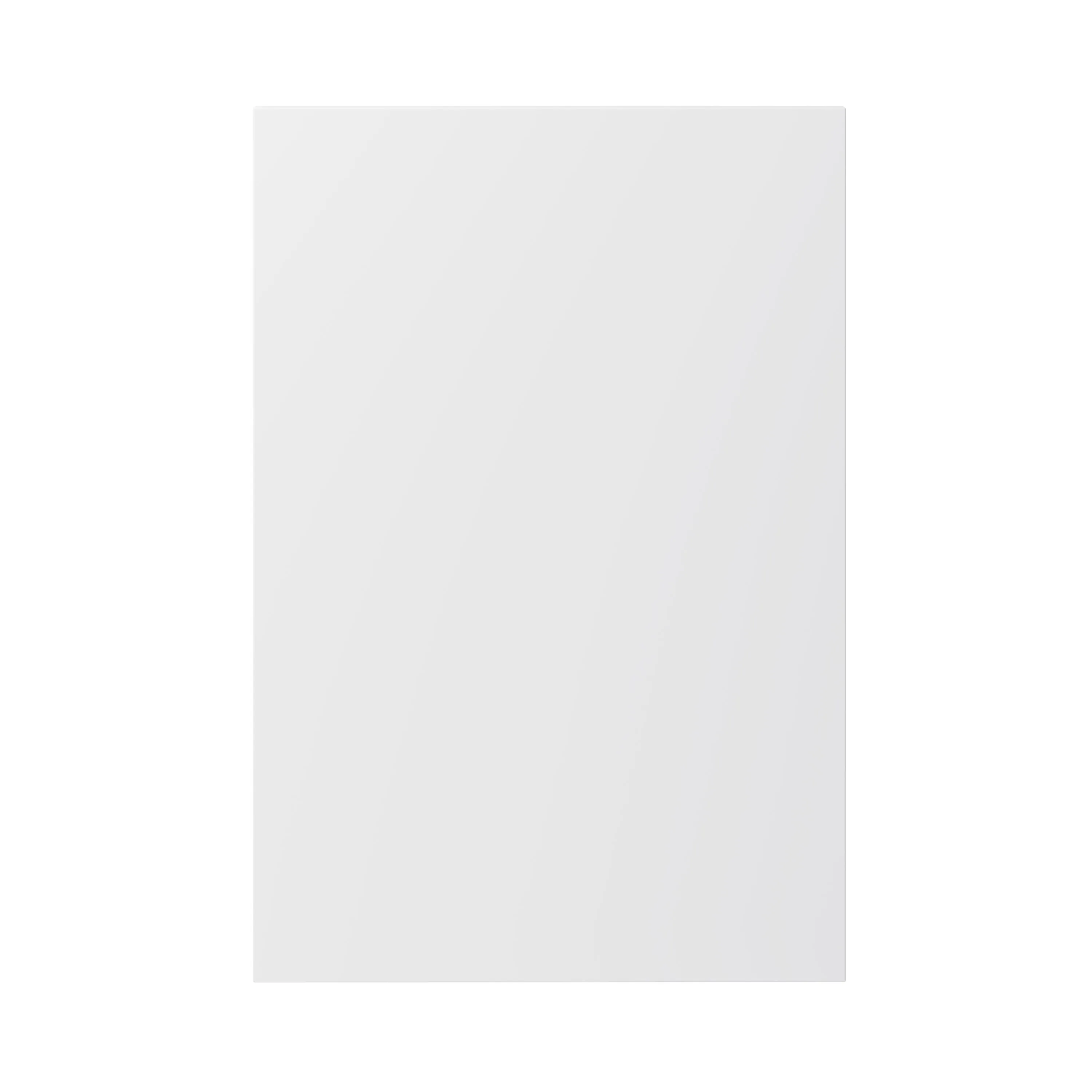 GoodHome Pasilla Matt white thin frame slab Standard End panel (H)870mm (W)590mm
