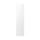 GoodHome Pasilla Matt white thin frame slab Standard End panel (H)2400mm (W)610mm