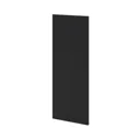 GoodHome Pasilla Matt carbon thin frame slab Standard End panel (H)960mm (W)360mm