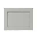 GoodHome Garcinia Matt stone integrated handle shaker Appliance Cabinet door (W)600mm (T)20mm