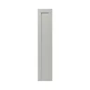 GoodHome Garcinia Matt stone integrated handle shaker Tall larder Cabinet door (W)300mm (T)20mm