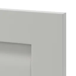 GoodHome Garcinia Matt stone integrated handle shaker Tall larder Cabinet door (W)300mm (T)20mm