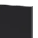 GoodHome Pasilla Matt carbon thin frame slab Highline Cabinet door (W)300mm (T)20mm