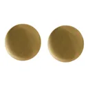 GoodHome Saffron Brushed Gold Brass effect Zamac Cabinet Handle (L)12mm, Pack of 2