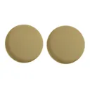 GoodHome Gomasio Brushed Gold Brass effect Aluminium Cabinet Handle (L)26mm, Pack of 2