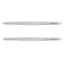 GoodHome Cilantro Polished Silver Chrome effect Aluminium Cabinet Handle (L)218mm, Pack of 2