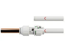 Flomasta White Polysulfone (PSU) Push-fit Pipe insert (Dia)10mm, Pack of 10