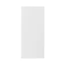 GoodHome Pasilla Matt white thin frame slab Standard End panel (H)720mm (W)320mm