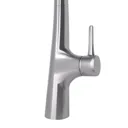 GoodHome Edulis Silver Stainless steel effect Kitchen Side lever Tap