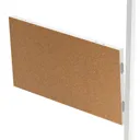 GoodHome Alara Cork & white Modular Room divider panel (H)0.5m (W)1m