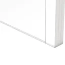 GoodHome Alara Matt White Self-adhesive Panel strip, (L)1m