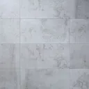 Reclaimed Grey Matt Concrete effect Porcelain Wall & floor Tile, Pack of 6, (L)600mm (W)300mm