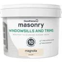 GoodHome Windowsills & trims Magnolia Smooth Matt Masonry paint, 2.5L