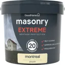 GoodHome Self-cleaning Montreal Smooth Matt Masonry paint, 5L