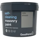 GoodHome Self-cleaning Hudson Smooth Matt Masonry paint, 10L