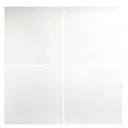 Latinie White Gloss Porcelain Wall & floor Tile, Pack of 3, (L)600mm (W)600mm