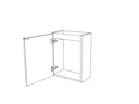 GoodHome Imandra Oak effect Wall-mounted Cloakroom Basin Cabinet (W)44mm (H)550mm