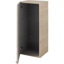 GoodHome Imandra Oak effect Single door Wall Cabinet (W)400mm (H)900mm