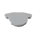 GoodHome Grey Cover cap, Pack of 4