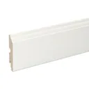 White MDF Skirting board (L)2.2m (W)90mm (T)16mm
